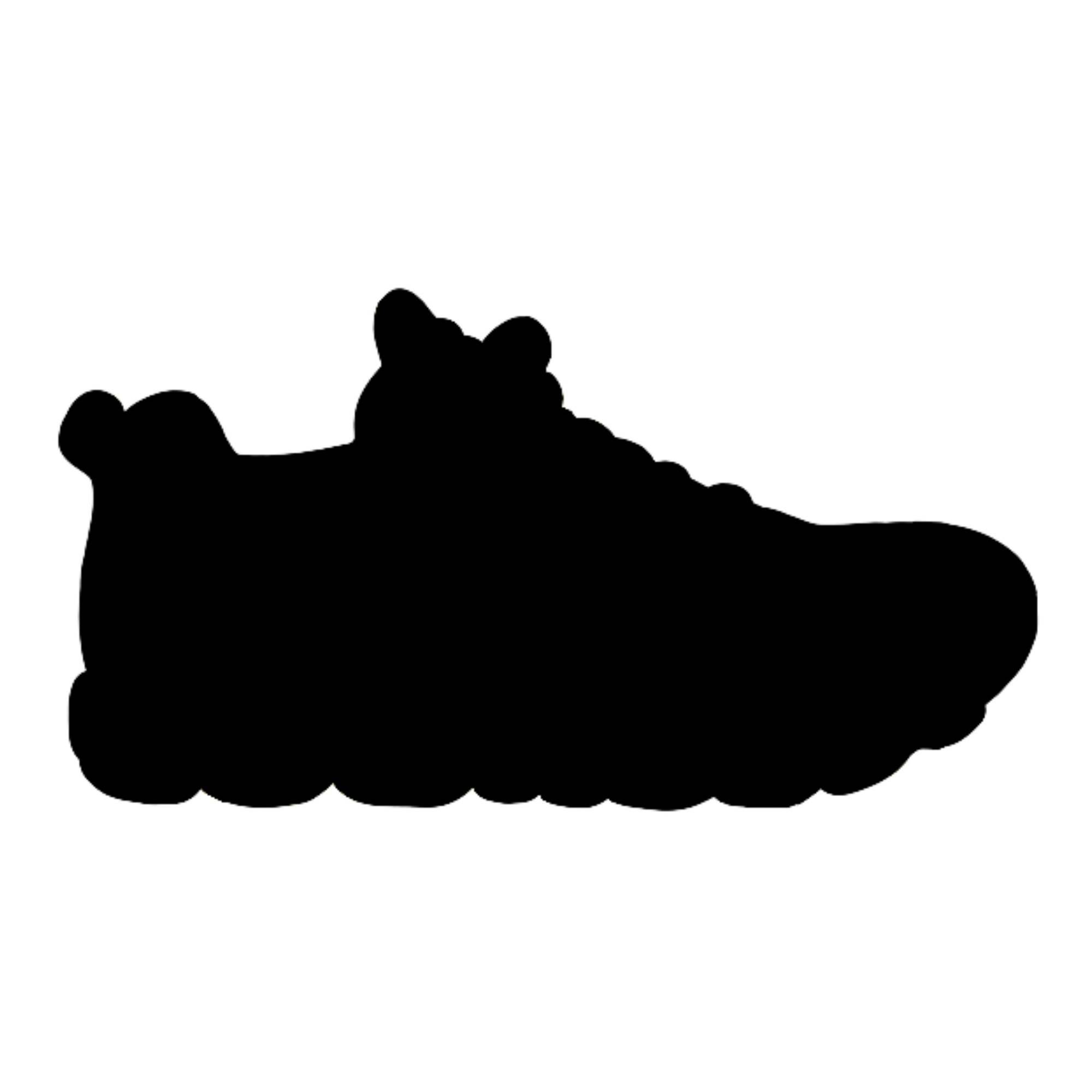 Generic representation of a athletic-shoe.